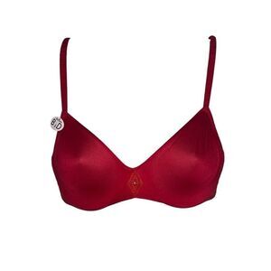 ROSY Mademoiselle France Red Luxury Rhinestone Bra NWT 32B